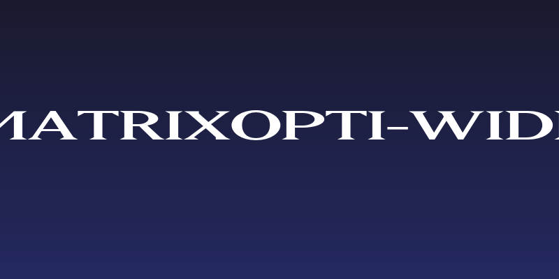 MatrixOpti-Wide Social Header