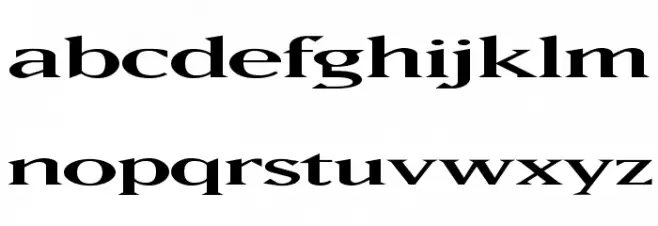 MatrixOpti-Wide 字体 小写