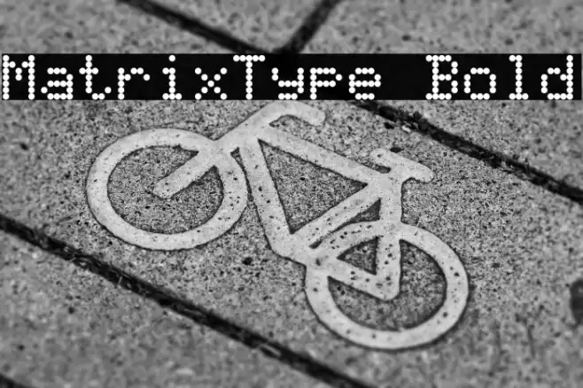 MatrixType Bold Font examples