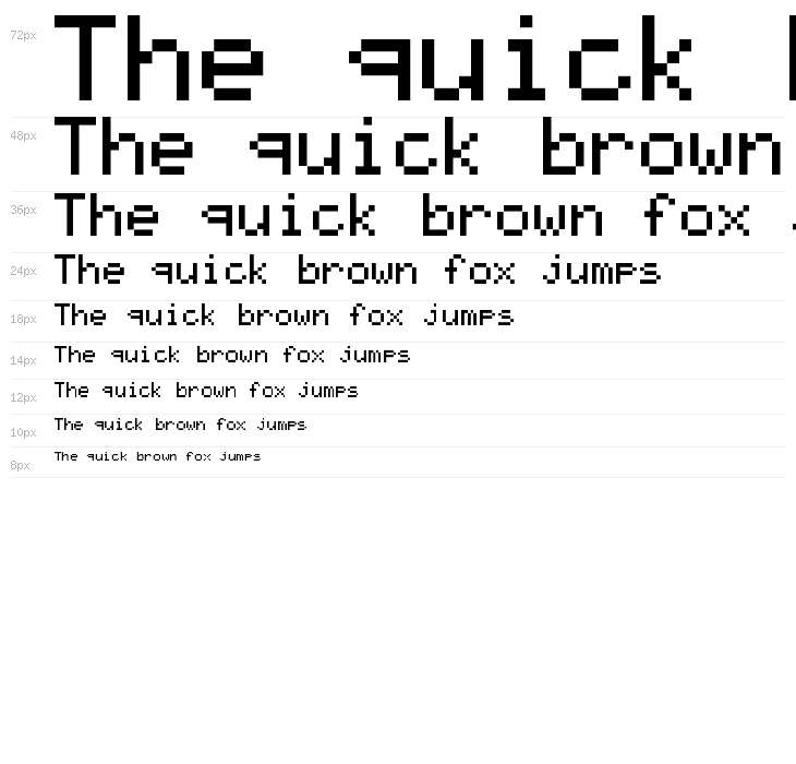 MatrixType Display Bold Waterfall