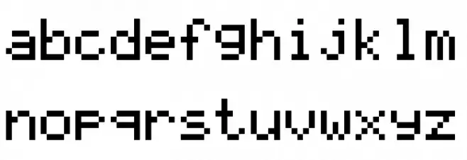 MatrixType Display Bold फ़ॉन्ट लोअरकेस