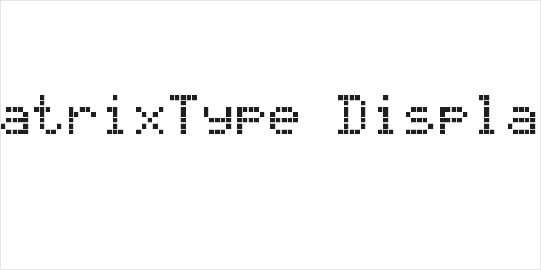 MatrixType Display Logo