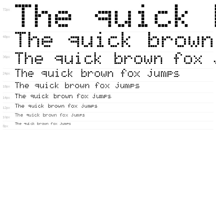 MatrixType Display Waterfall