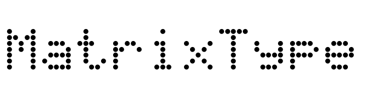 MatrixType  免费字体下载