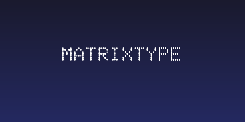 MatrixType Social Header