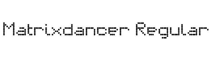 Matrixdancer Regular  Frei Schriftart Herunterladen