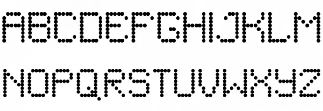 Matrixdancer Regular フォント 大文字