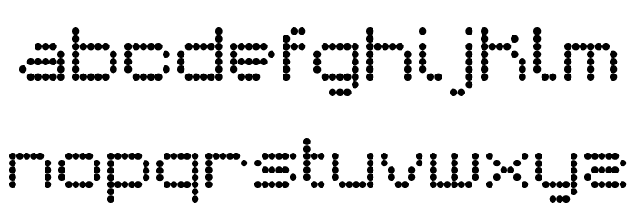 Matrixdancer Regular Font LOWERCASE