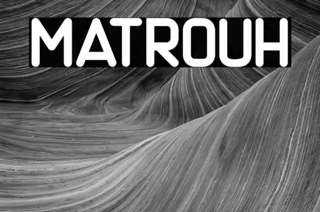 Matrouh Font examples