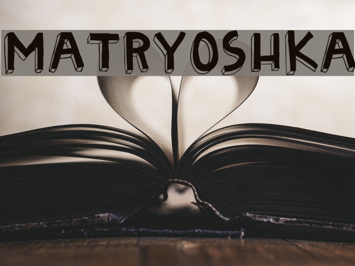 Matryoshka Font examples