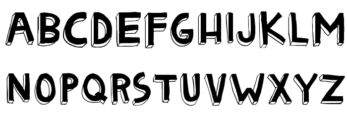 Matryoshka Font LOWERCASE