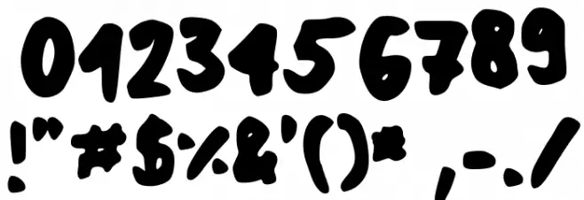 Mat's Fat Handwriting خط محارف أخرى