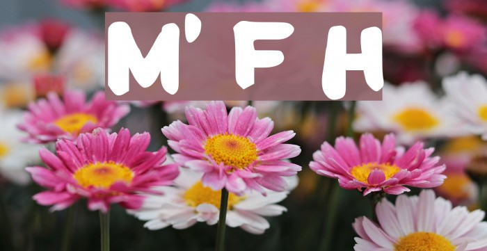 Mat's Fat Handwriting Font examples
