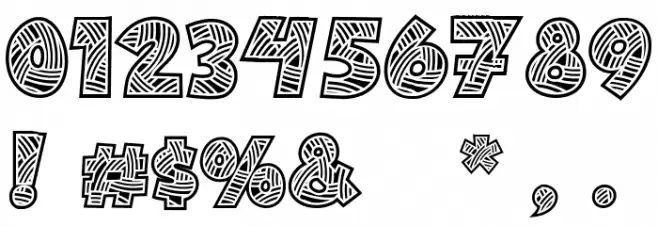 Matsuri Regular Font OTHER CHARS