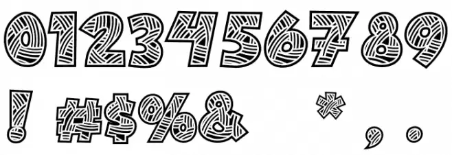 Matsuri-Regular Font OTHER CHARS