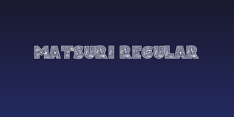 Matsuri-Regular Social Header