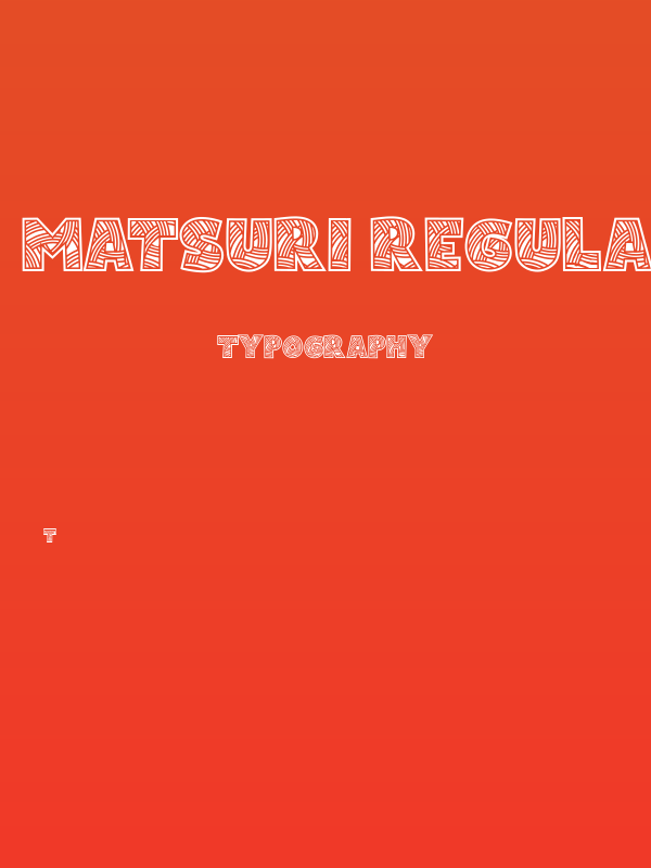 Matsuri Regular Poster