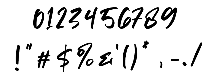 Matsuyama - Free Personal Use Font OTHER CHARS