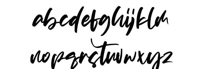 Matsuyama - Free Personal Use Font LOWERCASE