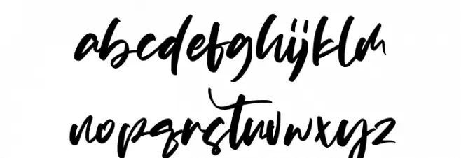 Matsuyama - Free Personal Use Schriftart Kleinbuchstaben