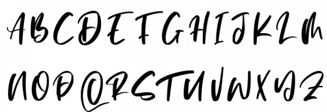 Matsuyama Schriftart Groß