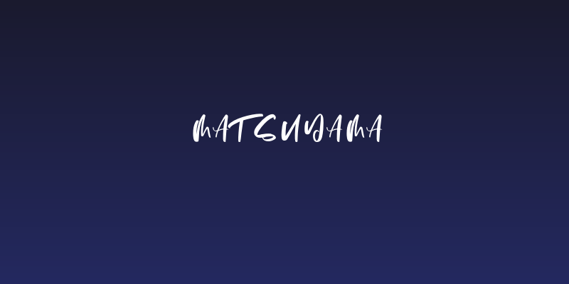 Matsuyama Social Header