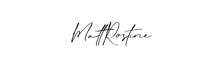 Matt Rostine  नि: शुल्क फ़ॉन्ट्स डाउनलोड