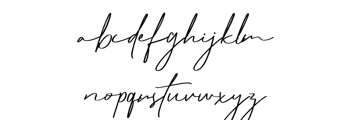 Matt Rostine Font LOWERCASE