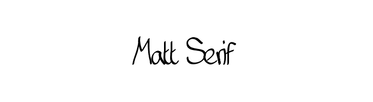 Matt Serif  Скачать бесплатные шрифты
