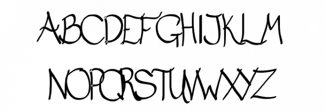 Matt Serif Schriftart Groß
