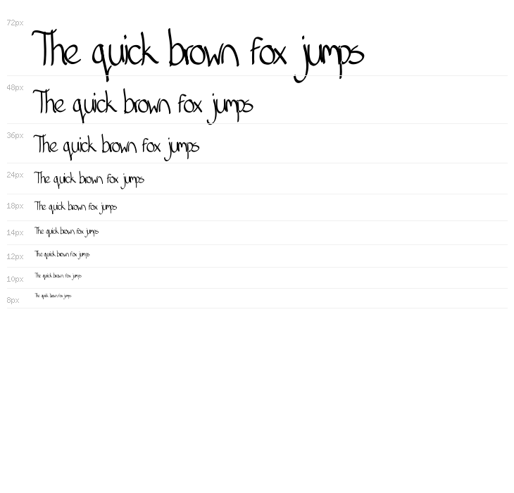 Matt Serif Waterfall