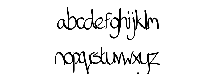 Matt Serif Font LOWERCASE