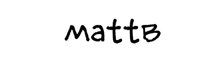 MattB Font