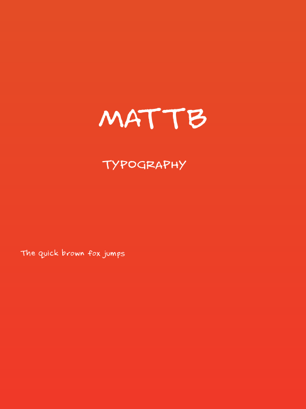 MattB Poster