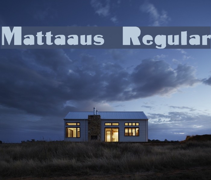Mattaaus Regular Font examples