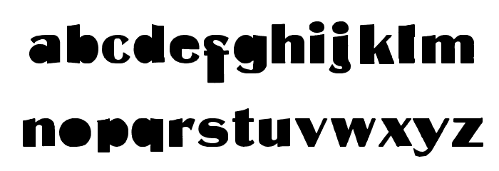 Mattaaus Regular Font LOWERCASE