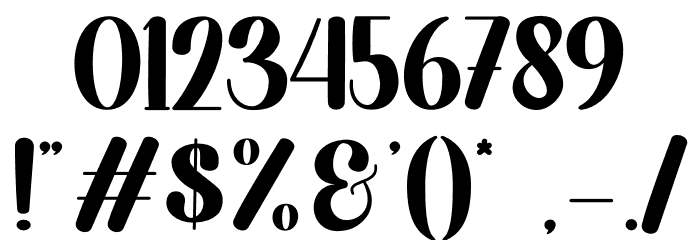 Mattahary Font OTHER CHARS