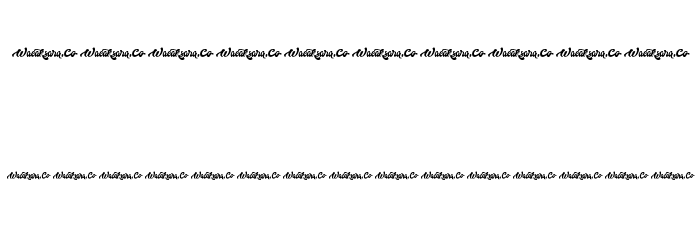 MattcoolDemo Bold Font OTHER CHARS