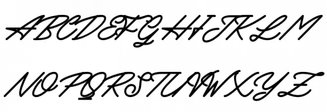 MattcoolDemo Bold 字体 大写