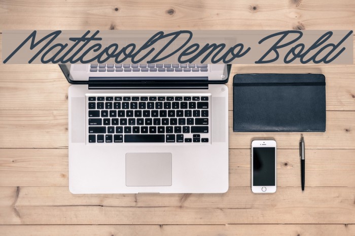 MattcoolDemo Bold Font examples