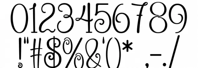 Mattdoy Regular Font OTHER CHARS