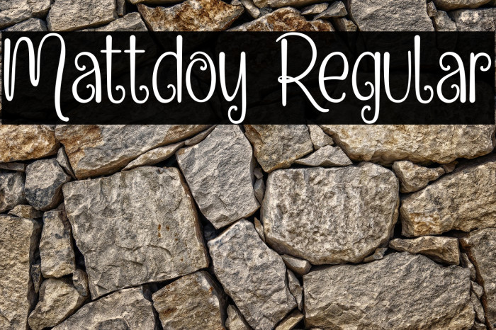Mattdoy Regular Example 2