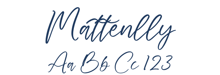 Mattenlly Font Preview