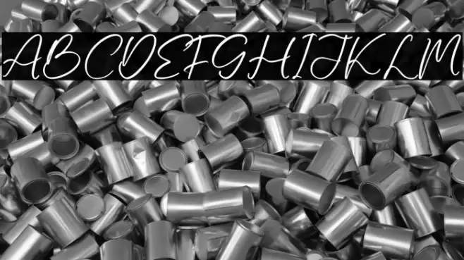 Mattenlly خط examples