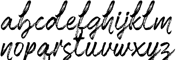 Matteona Font LOWERCASE