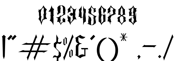 Matter Of Fact Font OTHER CHARS