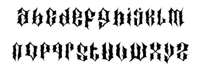 Matter Of Fact Font LOWERCASE