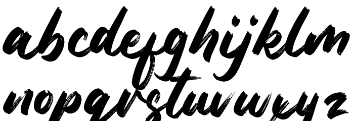 Matter Wild Font LOWERCASE