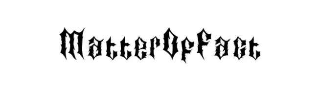 MatterOfFact  baixar fontes gratis