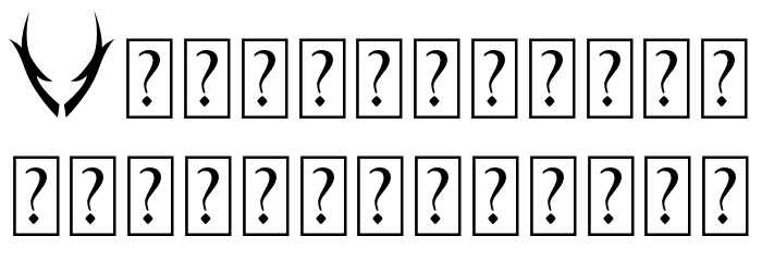 MatterOfFactOrnament Font LOWERCASE